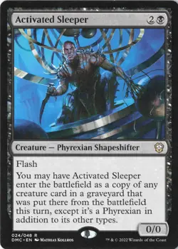 Activated Sleeper R Commander: Dominaria United 24 LP - Image 1