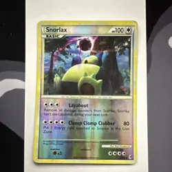 Pokemon Snorlax 33/95 Call of Legends Reverse Holo Rare Basic 100 HP Clomp Clob… - Image 1