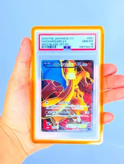 2014 POKEMON JPN XY WILD BLAZE 1ST ED #081 FULL ART/CHARIZARD EX PSA 10 - Image 1