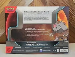 Pokemon TCG Bloodmoon Ursaluna Ex Box. New Factory Sealed. Ships Fast. - Image 2