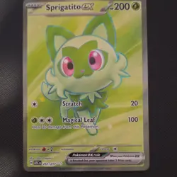 Pokemon Sprigatito EX Rare 251/217 ASC EN Basic Holo 2026 - Image 1