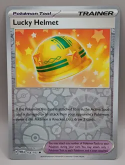 Reverse Holo Lucky Helmet 158/167 Uncommon Twilight Masquerade Pokemon TCG - Image 1