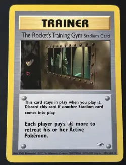 Pokemon TCG The Rocket's Training Gym 104/132 Gym Heroes NM - Image 1