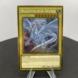 Yugioh Blauaugiger W. Drache MVP1-DEG55 1. Auflage Gold Rare NM - Image 1