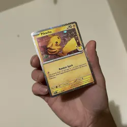 Pikachu 051 /162 Stamped 2026 Pokemon Day 30th Anniversary Promo Card - Image 2