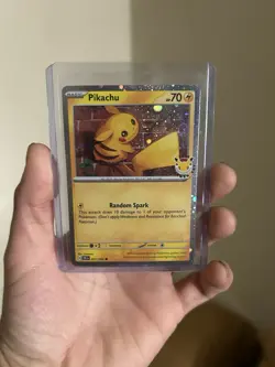 Pikachu 051 /162 Stamped 2026 Pokemon Day 30th Anniversary Promo Card - Image 5