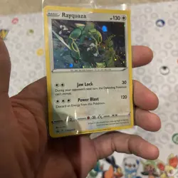 Pokemon Card Rayquaza SWSH029 Black Star Promo Near Mint - Image 2