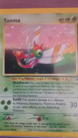Yanma Holo With Some Free Pokemon Cards - Image 2