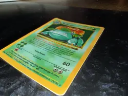 Venusaur 15/102 1st Edition Base Set Shadowless Holo Rare Pokemon Card - Image 4