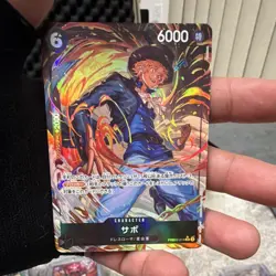 One Piece CCG Sabo Foil Character Card PRB02-014 6000 Card Stock Cost 6 - Image 1