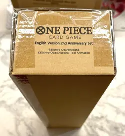 One Piece Cards ENGLISH VERSION 2nd Anniversary Set SEALED Perfect Op 05 09 - Image 1