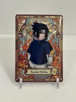 Sasuke Uchiha NRSA01-SP-002L5 Naruto Kayou Heavens Scroll English Card NM - Image 1