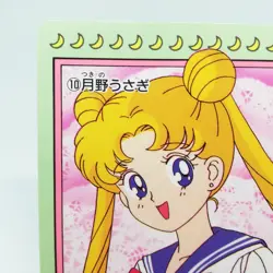10 Sailor Moon USAGI TSUKINO Serena Tsukino Sailor Moon Card Super R S Japan - Image 2