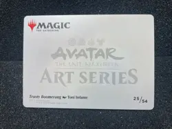 Trusty Boomerang Art Series 25 - MTG Avatar: The Last Airbender TLA - Image 2