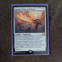 Sword of War and Peace, MTG The List Reprints, English Regular NM - Image 1