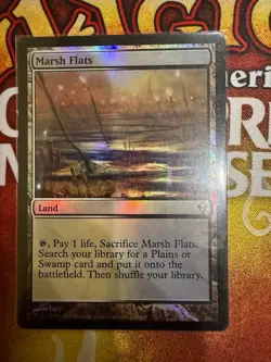 Marsh Flats - MTG - Zendikar *Foil* NM - Image 1