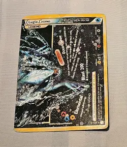 Lugia Legend - Pokemon 2010 Heart Gold & SoulSilver #113 Swirl free ship - Image 1