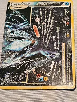 Lugia Legend - Pokemon 2010 Heart Gold & SoulSilver #113 Swirl free ship - Image 3