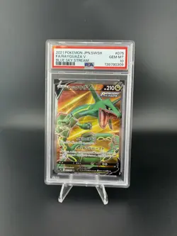 Pokemon XY Roaring Skies Rayquaza EX #75/108 - PSA 10 - Image 1