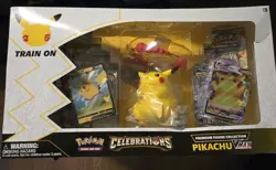 Pokemon TCG 25 Celebrations Premium Figure Collection Pikachu VMAX Box TEAR 820650809408 - Image 1