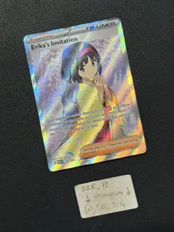 Pokemon ENGLISH - 151 - Erika’s Invitation - 196/165 - Full Art Trainer - M/NM - Image 2