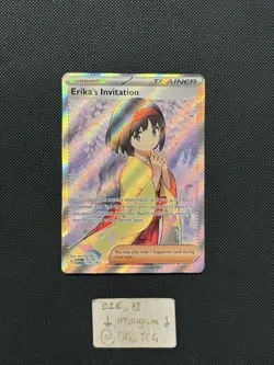 Pokemon ENGLISH - 151 - Erika’s Invitation - 196/165 - Full Art Trainer - M/NM - Image 4