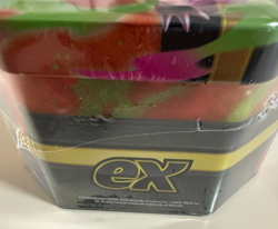 Mega Charizard X ex Tin Pokemon New Sealed Phantasmal Flames In Hand Promo - Image 2