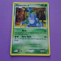 Heracross 28/130 Non Holo Rare Diamond & Pearl Base Set MP Pokemon - Image 1