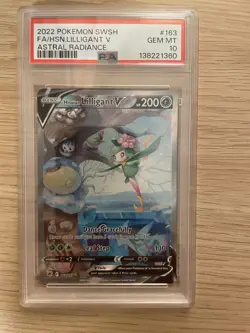 Pokemon Hisuian Lilligant V Astral Radiance Full Alt Art #163 PSA 10 Gem Mint - Image 1