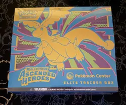 Pokemon TCG Ascended Heroes Pokemon Center Exclusive Elite Trainer Box ETB - Image 1