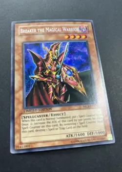 Yu-Gi-Oh! TCG Konami Breaker the Magical Warrior MC2-EN002 Limited Secret Holo - Image 2