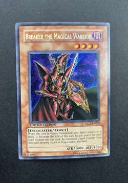 Yu-Gi-Oh! TCG Konami Breaker the Magical Warrior MC2-EN002 Limited Secret Holo - Image 4