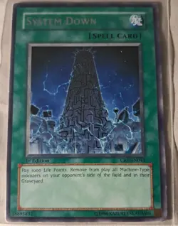 System Down 1st Edition CRV-EN041 Yu-Gi-Oh! Spell Card – LP - Image 1