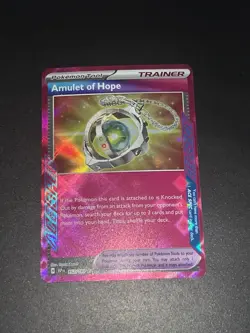 Pokemon TCG Amulet of Hope Trainer Card 162/191 Surging Sparks Ace NM/M - Image 1