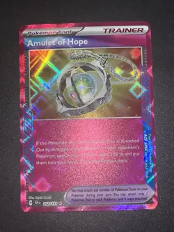 Pokemon TCG Amulet of Hope Trainer Card 162/191 Surging Sparks Ace NM/M - Image 2