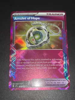 Pokemon TCG Amulet of Hope Trainer Card 162/191 Surging Sparks Ace NM/M - Image 3