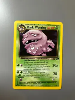 Pokemon Card – Dark Weezing 31/82 – Team Rocket Set - NM/Mint - Image 1
