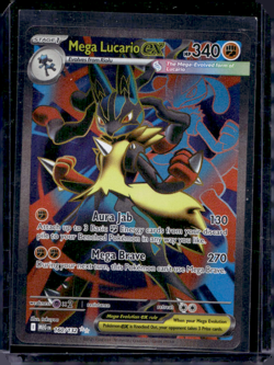 Pokemon TCG Mega Lucario EX 160/132 Ultra Rare Holo Card Mega Evolution - Image 1