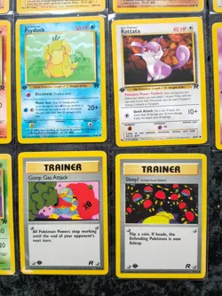 Bundle of 18 1st Edition Team Rocket WOTC Pokemon trading cards 20 yrs old!! - Image 5