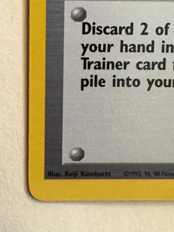 Pokemon Item Finder 74/102 Base Set Unlimited Trainer LP WOTC Vintage - Image 5