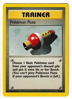 Pokemon Flute - 86/102 - Base Set - Pokemon TCG - Image 1
