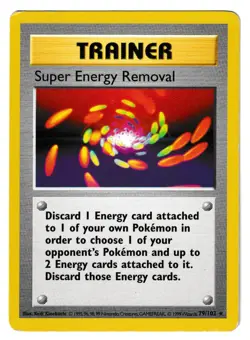 Super Energy Removal [Shadowless] - 79/102 - Base Set - Pokemon TCG - Image 1