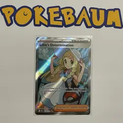 Lillie's Determination 169/132 - Me01: Mega Evolution Full Art Holo - Pokemon - Image 1