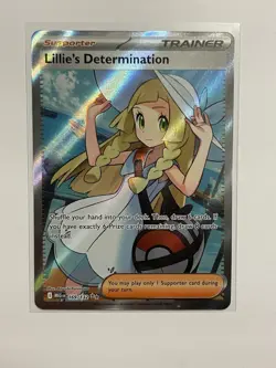 Lillie's Determination 169/132 - Me01: Mega Evolution Full Art Holo - Pokemon - Image 2