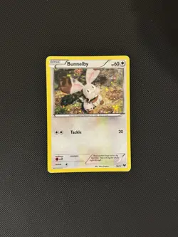 Bunnelby 10/12 2013 Pokemon TCG McDonald’s Promo Holofoil - MP - Image 1