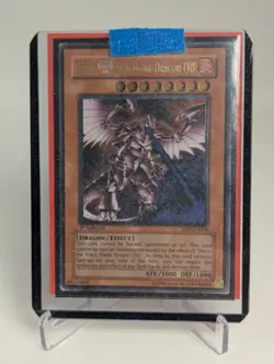Yugioh! - Horus the Black Flame Dragon LV8 SOD-EN008 Ultimate Rare 1st Ed HP - Image 1