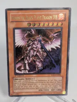 Yugioh! - Horus the Black Flame Dragon LV8 SOD-EN008 Ultimate Rare 1st Ed HP - Image 2