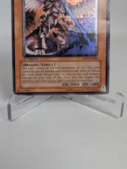 Yugioh! - Horus the Black Flame Dragon LV8 SOD-EN008 Ultimate Rare 1st Ed HP - Image 4