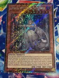 Yu-Gi-Oh! Lovely Labrynth of the Silver Castle RA04-EN295 Platinum Secret Rare M - Image 1