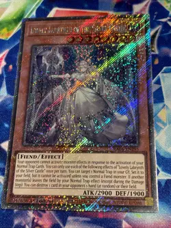 Yu-Gi-Oh! Lovely Labrynth of the Silver Castle RA04-EN295 Platinum Secret Rare M - Image 2